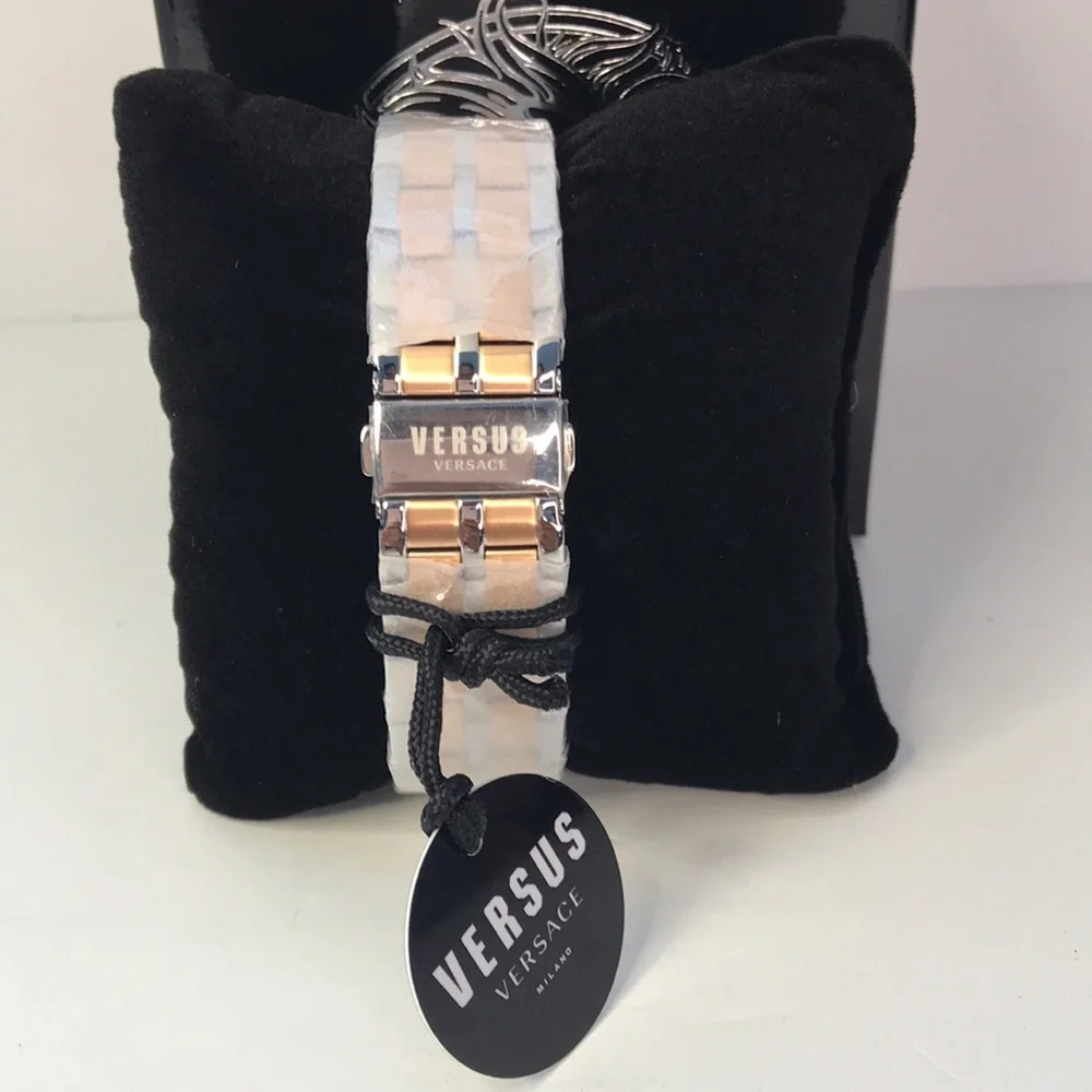 💯 - Authentic New VERSUS VERSACE Chrono Lion Bracelet Watch